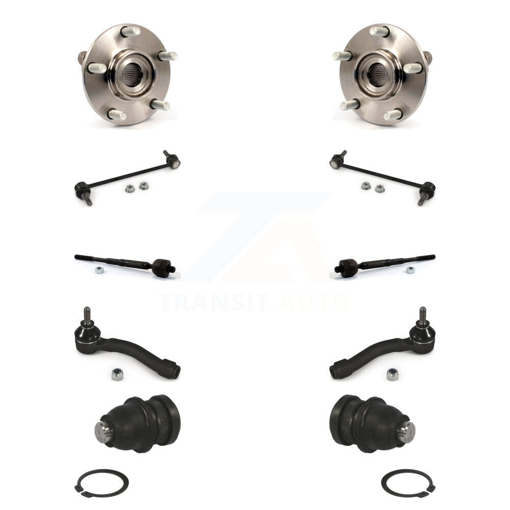 Kit de biellette de direction intérieure et extérieure de rotule inférieure de roulement avant pour Nissan Sentra