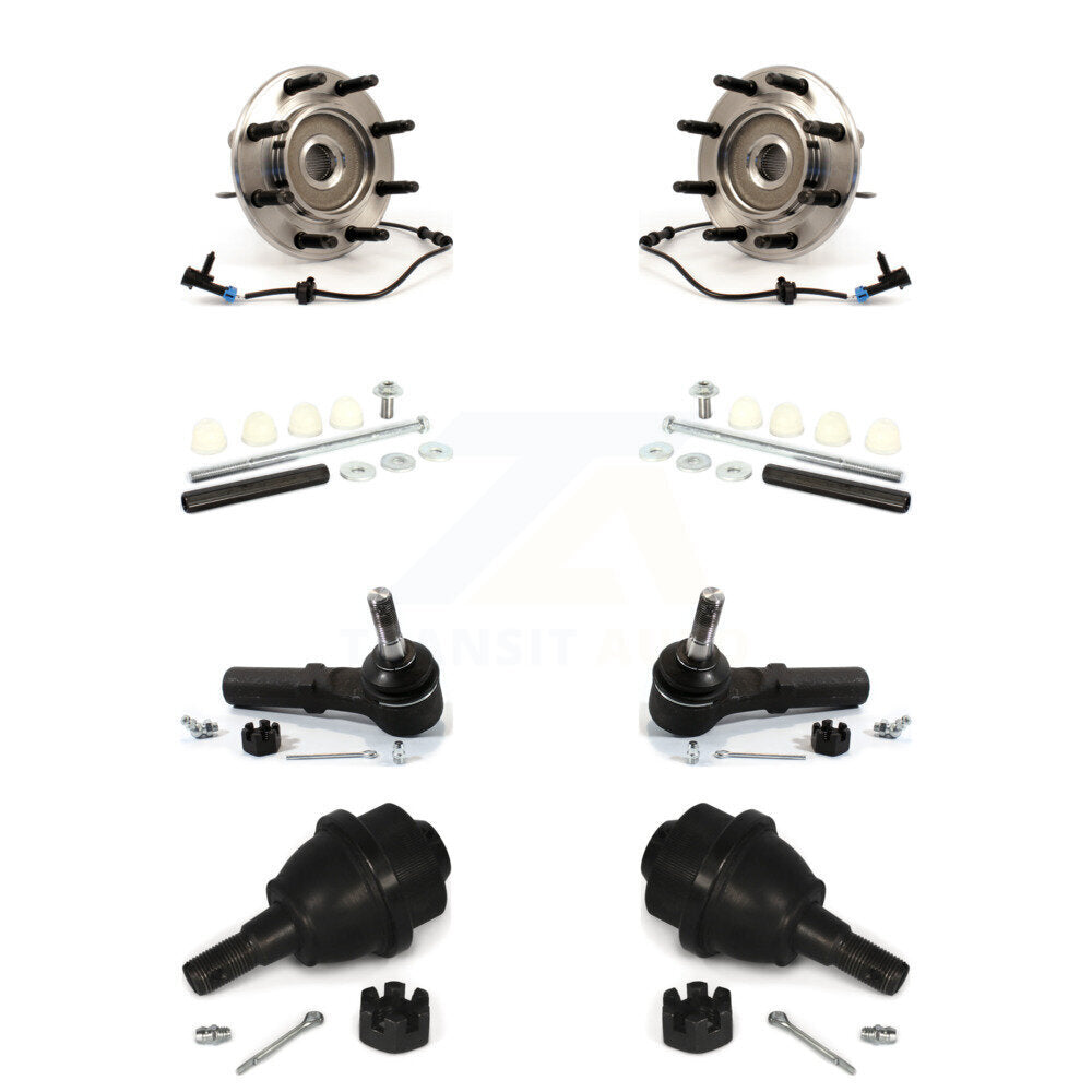 Kit de biellette de direction et de liaison extérieure, roulement avant, rotule inférieure, pour Chevrolet GMC Sierr