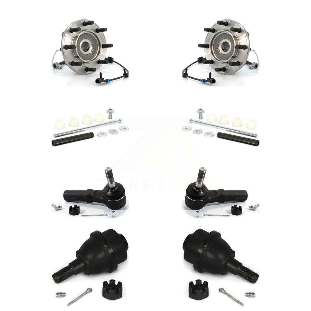 Kit de biellette de direction et de liaison extérieure, roulement avant, rotule inférieure, pour Chevrolet GMC Sierr