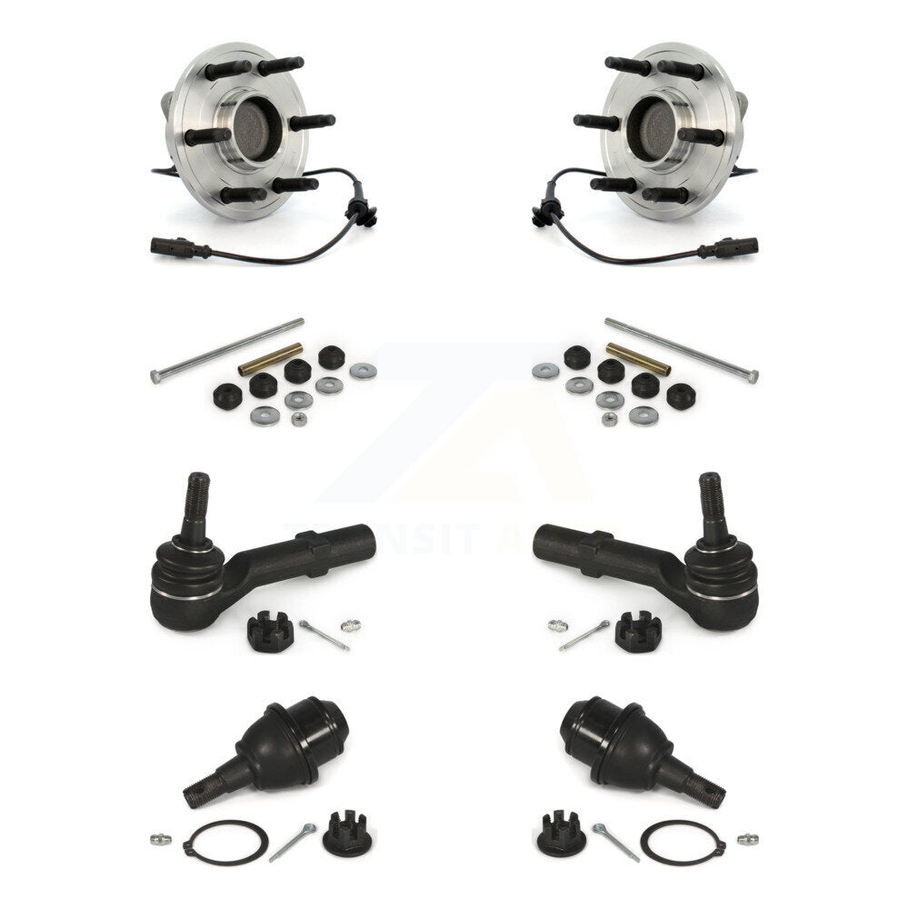 Kit de biellette de direction et de liaison extérieure, roulement avant, rotule inférieure, pour Chevrolet GMC Sierr