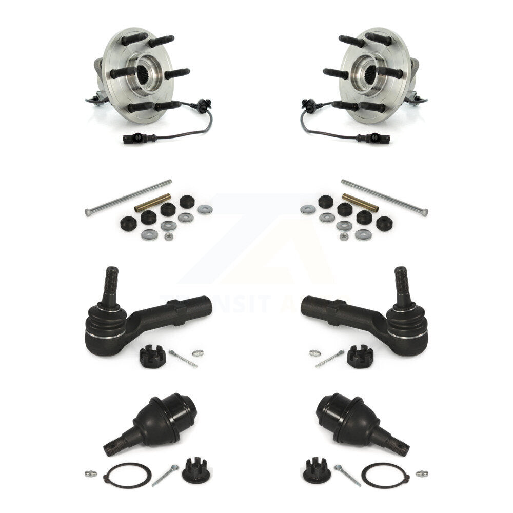 Kit de biellette de direction et de liaison extérieure, roulement avant, rotule inférieure, pour Chevrolet GMC Sierr