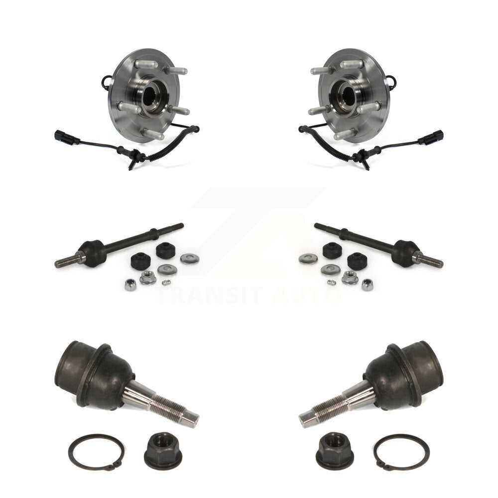 Kit de joints à rotule inférieurs et de barres stabilisatrices, roulement de moyeu avant, pour Ram 1500 Classic 4WD