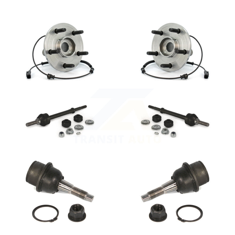 Ensemble de roulement avant, Joint à rotule inférieur, Kit de liaison de barre stabilisatrice pour Dodge Ram 1500 4W