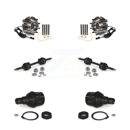 Kit de joints à rotule inférieurs et de barres stabilisatrices, roulement de moyeu avant, pour Ford F-450 Super Dut