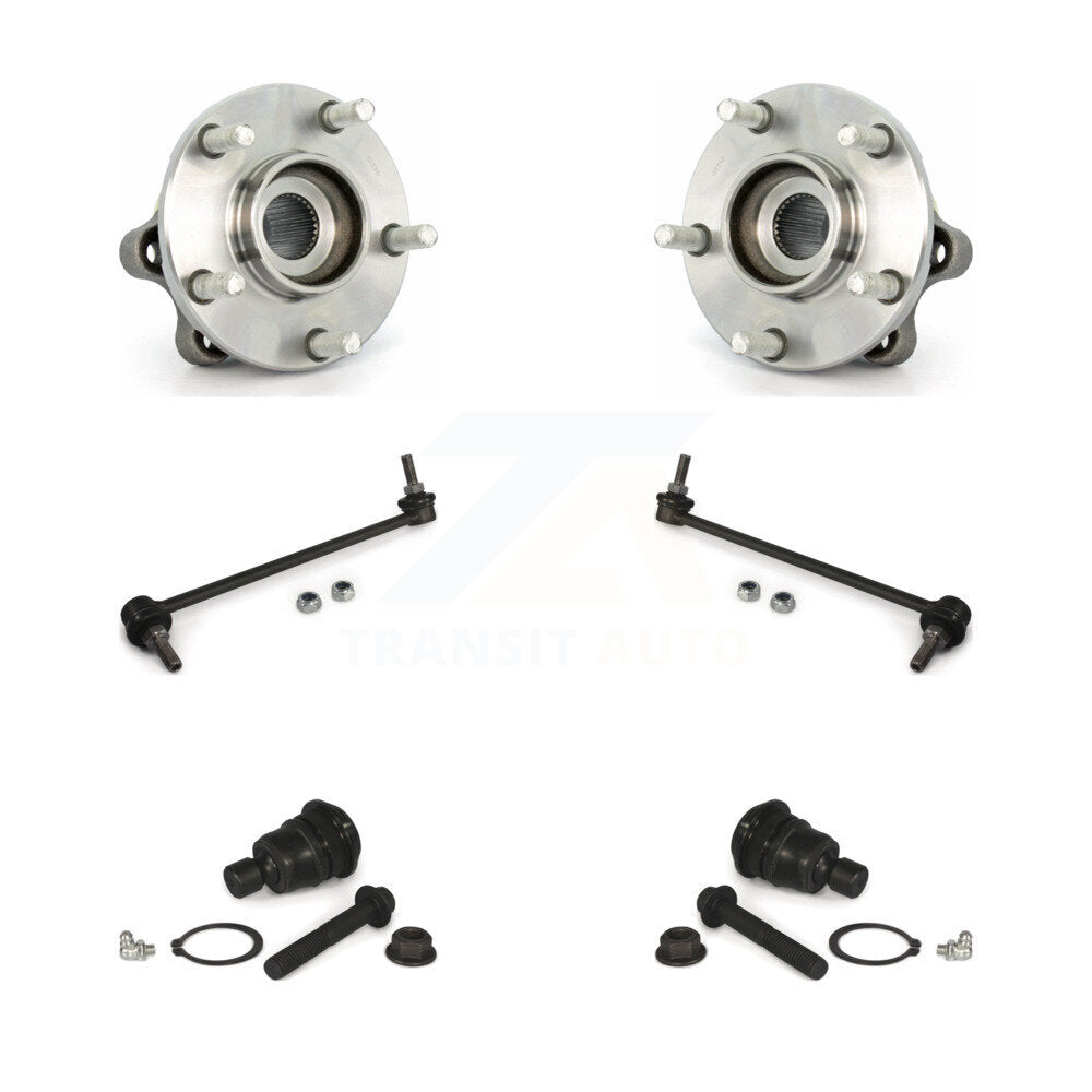 Kit de joint à rotule inférieur et de barre stabilisatrice, roulement de moyeu avant, pour Nissan Murano Ques