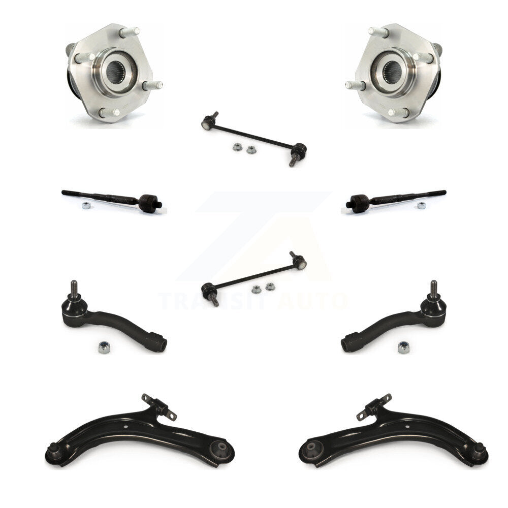 Kit de biellette de direction intérieure et extérieure, bras de commande inférieur, roulement avant, pour Nissan Sentr