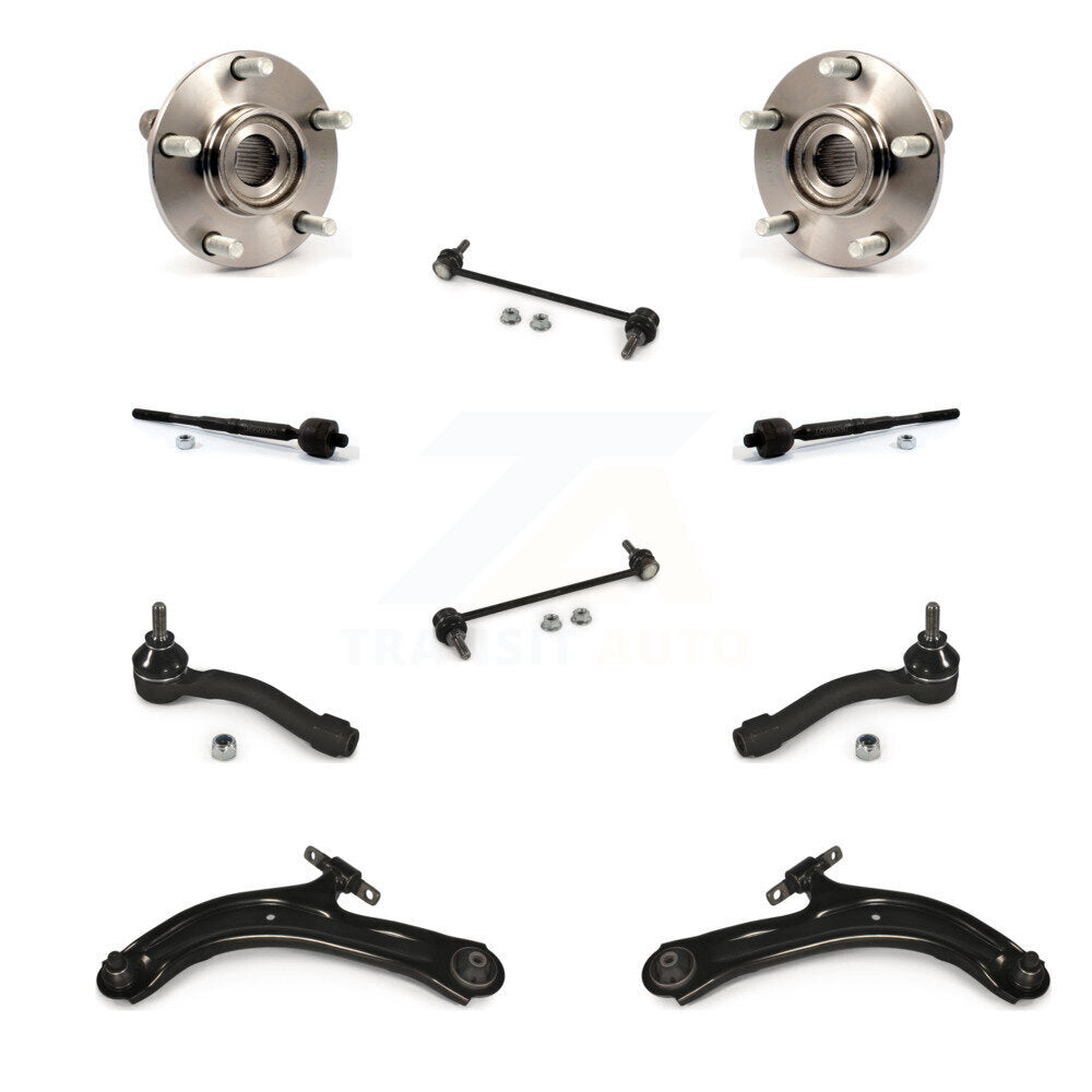 Kit de biellette de direction intérieure et extérieure, bras de commande inférieur, roulement avant, pour Nissan Sentr