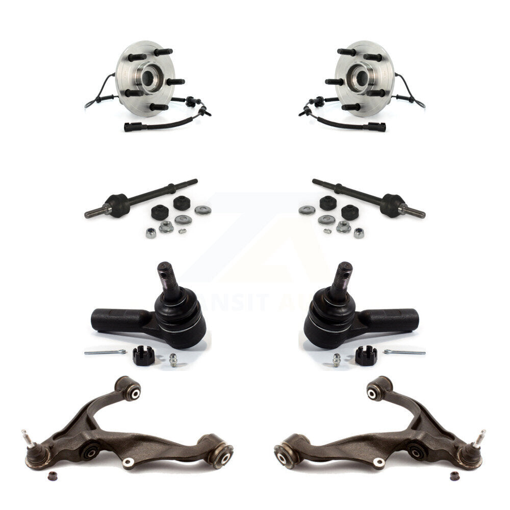 Kit de liaison de biellette de direction extérieure, bras de commande inférieur, roulement avant (8 pièces) pour Dodge Ram 1500