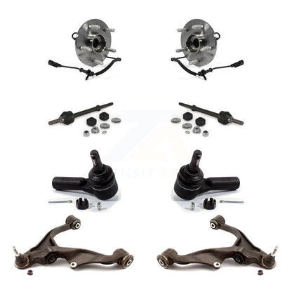 Kit de liaison de biellette de direction extérieure, bras de commande inférieur de roulement avant (8 pièces) pour 12 Ram 1500 4W