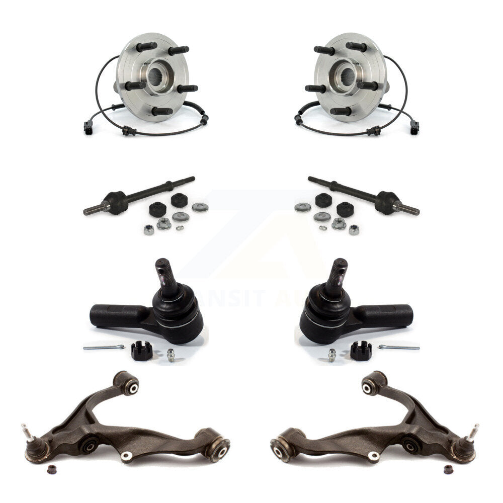 Kit de liaison de biellette de direction extérieure, bras de commande inférieur, roulement avant (8 pièces) pour Ram 1500 Dodge