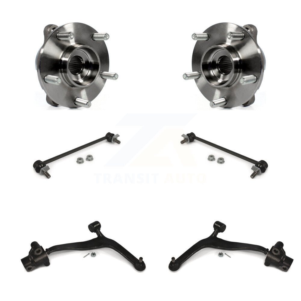 Bras de commande inférieur et Kit de liaison de roulement de moyeu avant pour INFINITI FX35 FX45 2003 – 2008