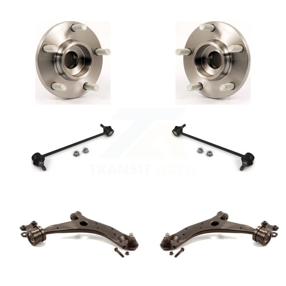 Bras de commande inférieur à roulement avant avec rotule et Kit de liaison de barre stabilisatrice pour Mazda 3