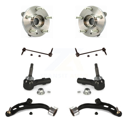 Kit de biellette de direction et de liaison extérieure, bras de commande inférieur, roulement avant (8 pièces) pour Ford Flex MK