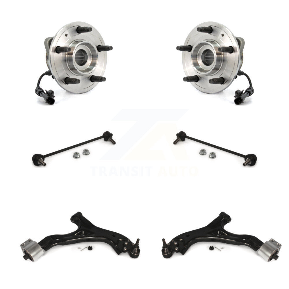 Kit de liaison de bras de commande inférieur, roulement de moyeu avant (6 pièces) pour Chevrolet Equinox Pontia