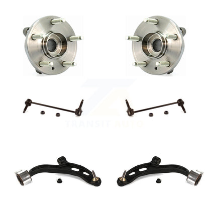Kit de liaison de bras de commande inférieur, roulement avant (6 pièces) pour Ford Flex Taurus Lincoln MKT