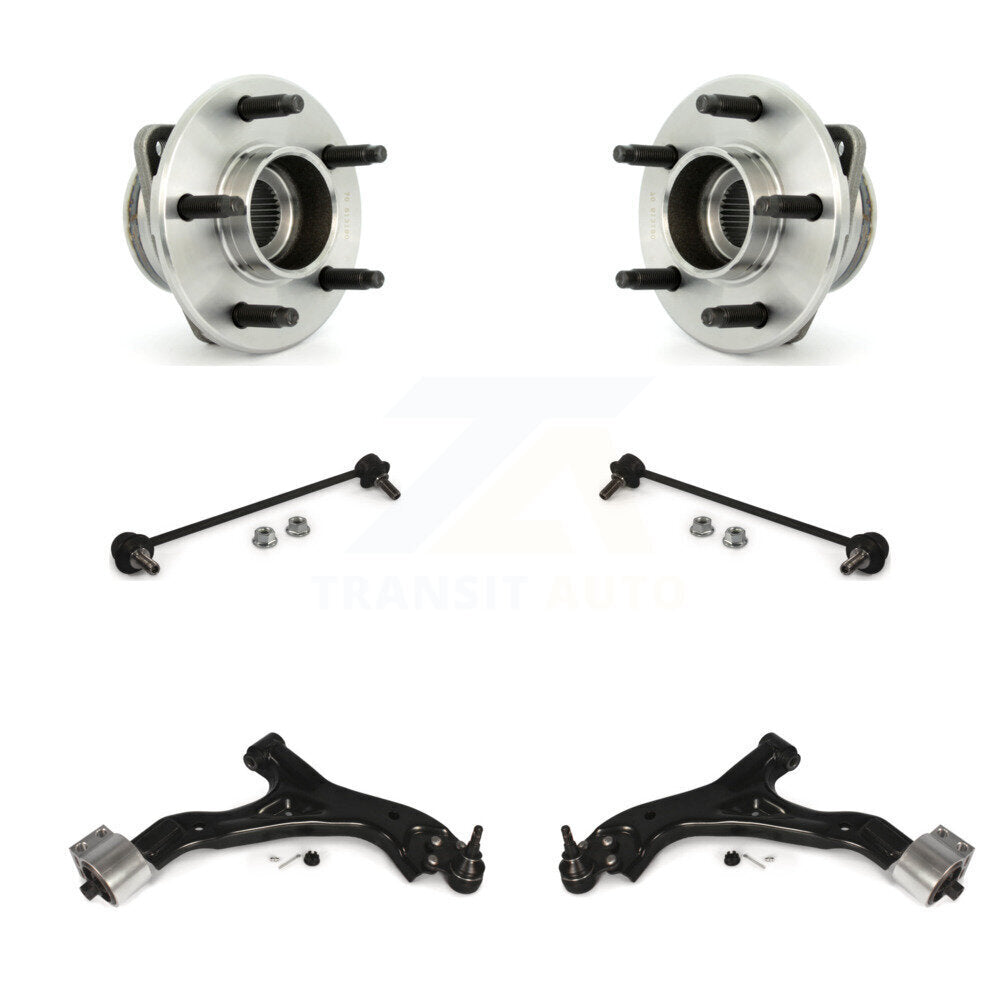 Kit de bras de commande inférieur et de liaison de roulement avant (6 pièces) pour Saturn Vue Pontiac Torrent