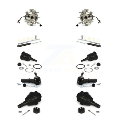 Kit de liaison de biellette de direction extérieure, roulement avant supérieur et inférieur, Joint à rotule extérieur (10 pièces) pour GMC 2500