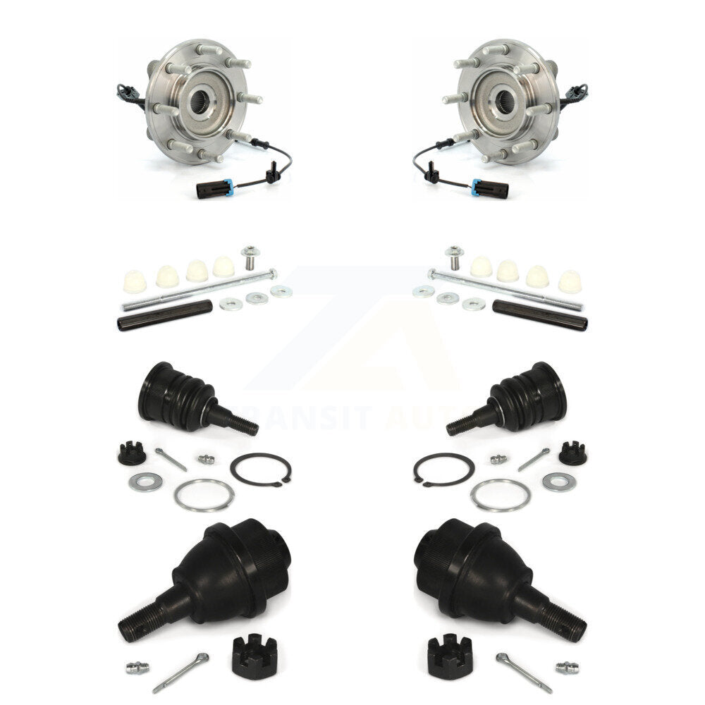 Kit de rotule et de liaison supérieure et inférieure, roulement avant, pour GMC Sierra 3500 HD Chevrole