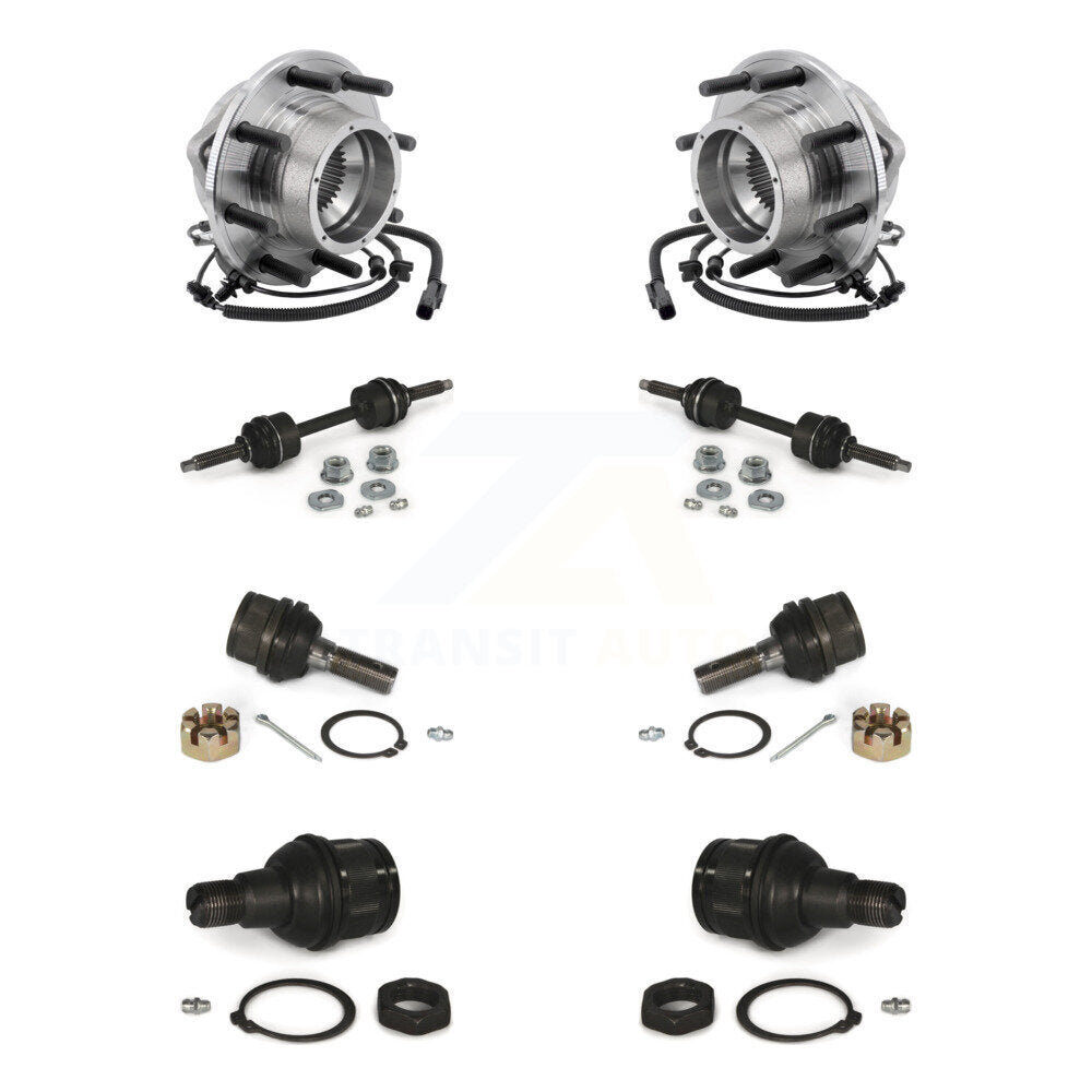 Kit de liaison de rotule supérieure et inférieure de roulement de moyeu avant, pour Ford F-350 Super Duty 4WD