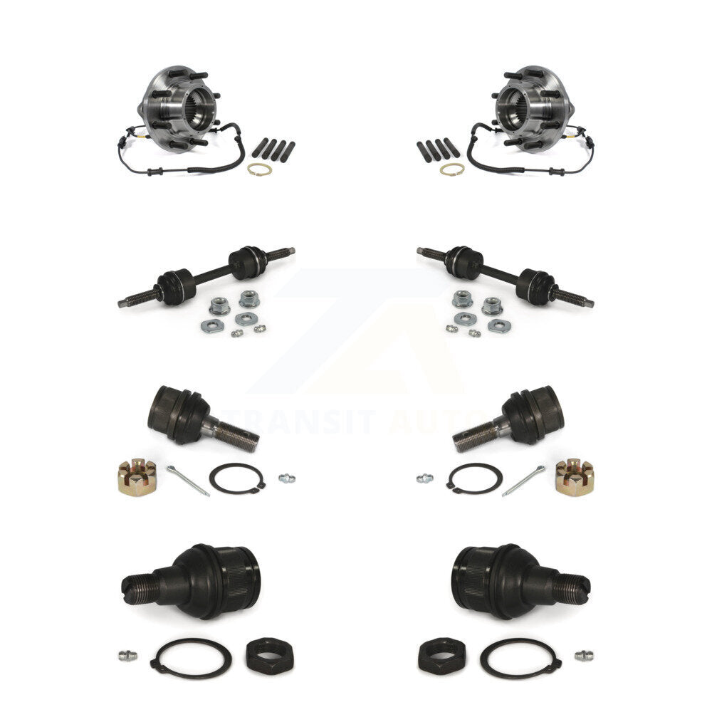 Kit de liaison de rotule supérieure et inférieure de roulement de moyeu avant, pour Ford F-350 Super Duty 4WD