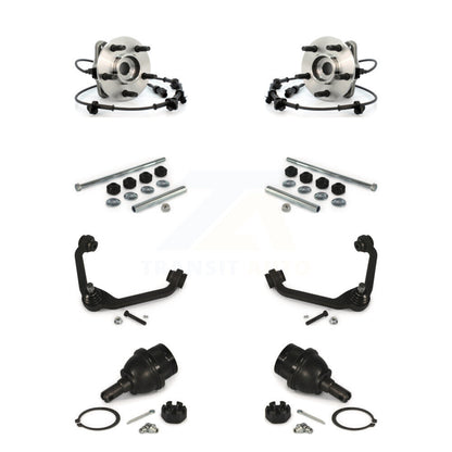 Kit de bras supérieur et de liaison de rotule inférieure de roulement avant (8 pièces) pour Ford Ranger Mazda