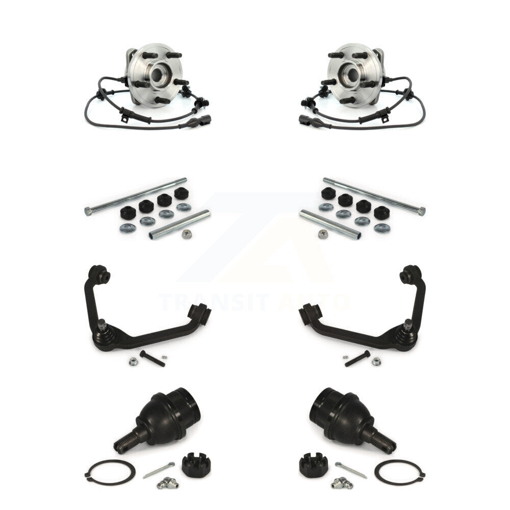Kit de liaison de bras de commande supérieur, roulement avant, rotule inférieure, bras de commande supérieur (8 pièces) pour Ford Ranger