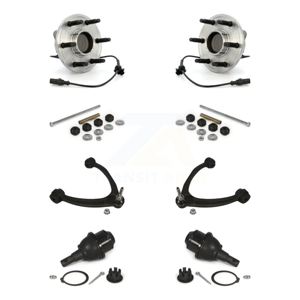 Kit de liaison de bras de commande supérieur, roulement avant, rotule inférieure, bras de commande supérieur (8 pièces) pour Chevrolet X