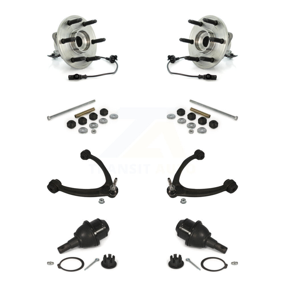 Kit de liaison de bras de commande supérieur, roulement avant, rotule inférieure, bras de commande supérieur (8 pièces) pour Chevrolet X