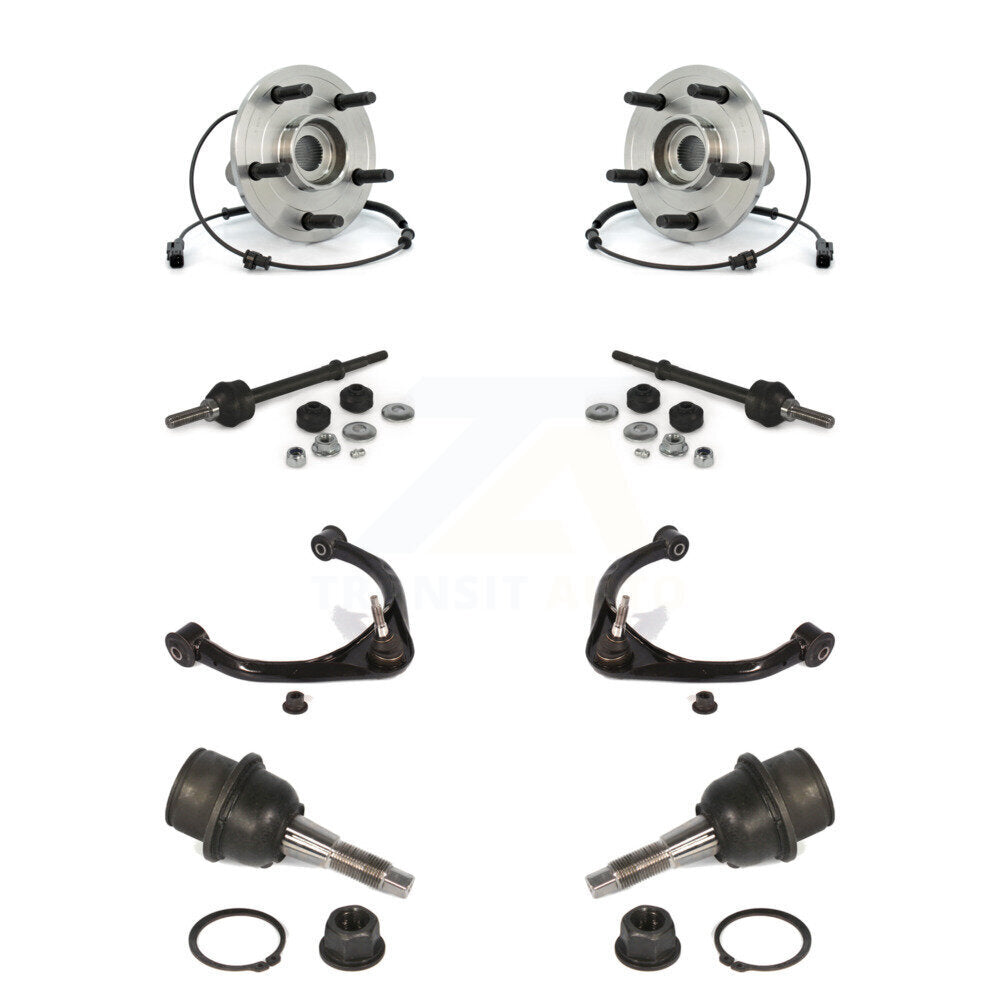 Kit de bras de commande et de liaison supérieur, roulement avant, rotule inférieure, bras de commande supérieur (8 pièces) pour Dodge Ram