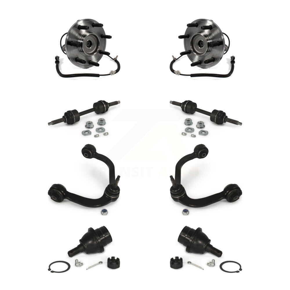Kit de bras de commande et de liaison supérieur, roulement avant, rotule inférieure, bras de commande supérieur (8 pièces) pour Ford F-15