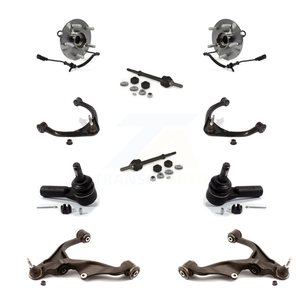 Kit de liaison de biellette de direction extérieure, bras de commande supérieur inférieur et roulement avant (10 pièces) pour Ram 150