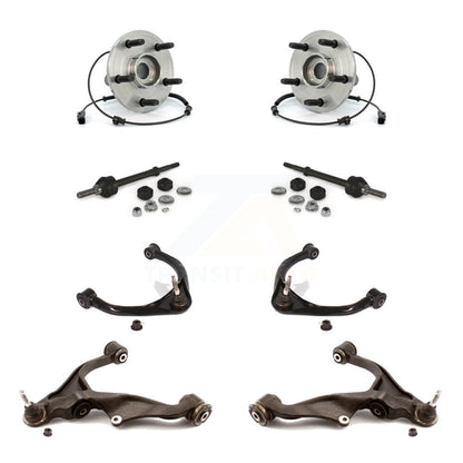 Kit de liaison de bras de commande inférieur et supérieur, roulement de moyeu avant (8 pièces) pour Ram 1500 Dodge 4WD