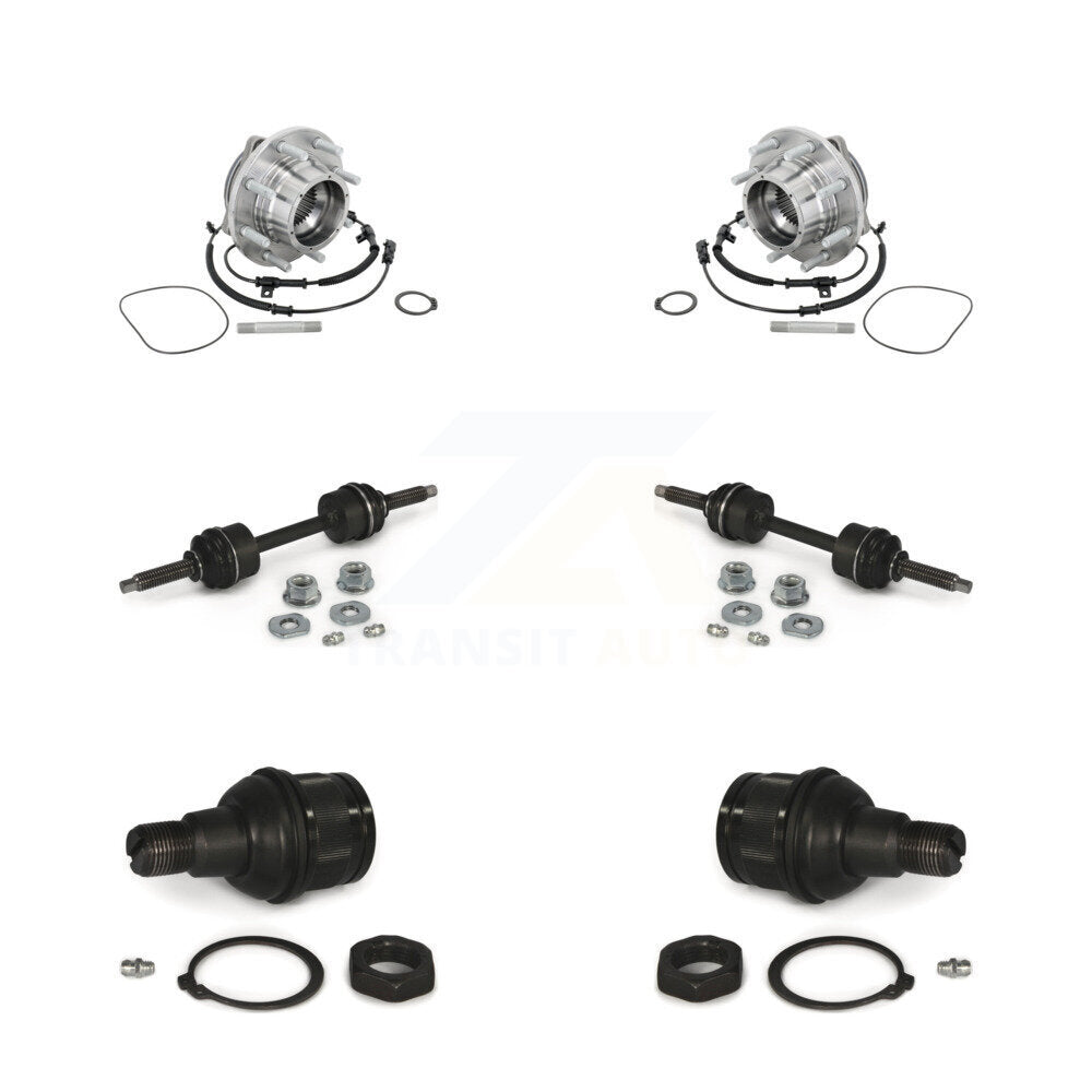 Kit de joints à rotule inférieurs et de barres stabilisatrices, roulement de moyeu avant, pour Ford F-450 Super Dut