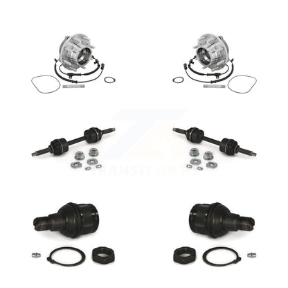 Kit de joints à rotule inférieurs et de barres stabilisatrices, roulement de moyeu avant, pour Ford F-450 Super Dut