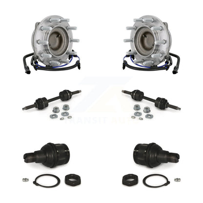Kit de joints à rotule inférieurs et de barres stabilisatrices, roulement de moyeu avant, pour Ford F-450 Super Dut