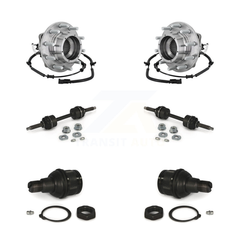 Kit de liaison de barre stabilisatrice de rotule inférieure de roulement avant pour Ford F-350 Super Duty F-45