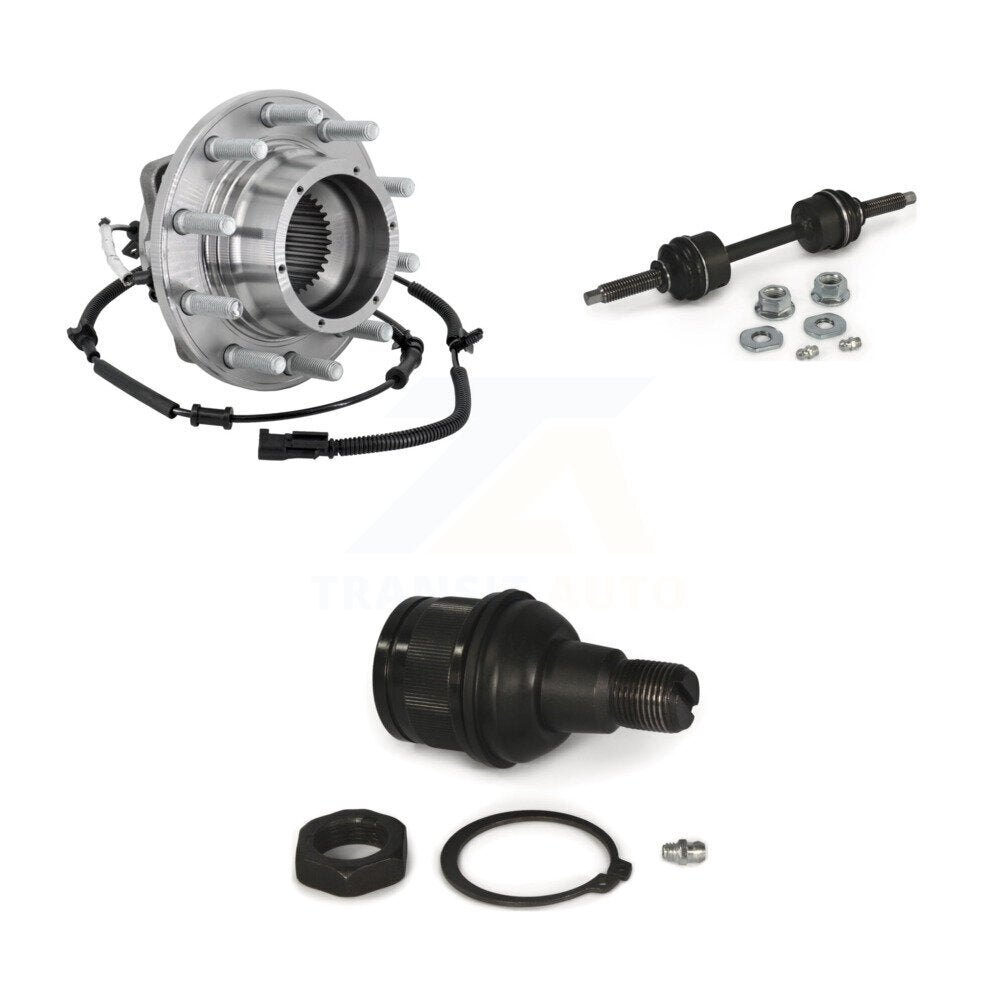 Kit de liaison de roulement de moyeu avant, Kit de rotule inférieure pour Ford F-350 Super Duty F-450