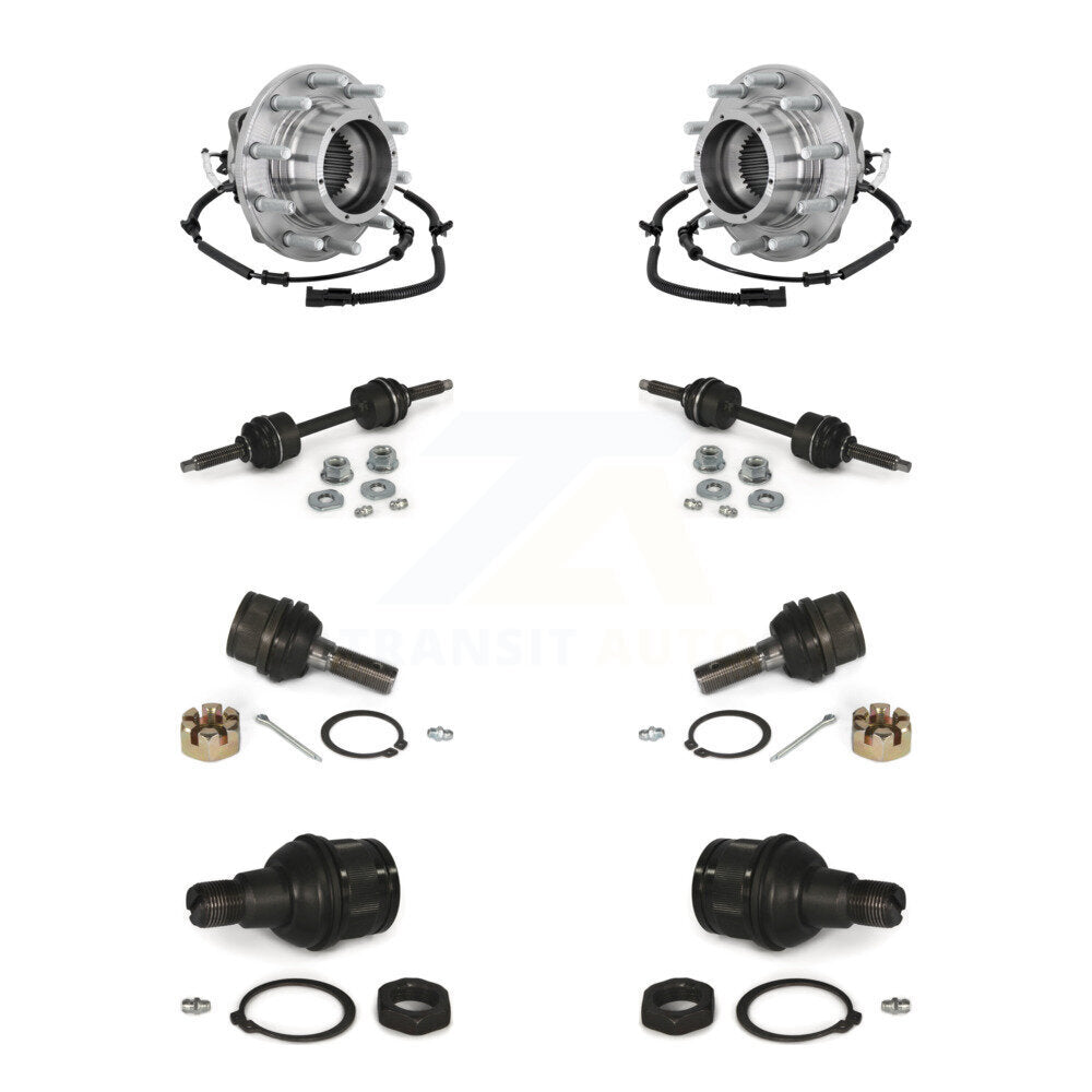 Kit de rotule et de liaison supérieure et inférieure, roulement avant, pour Ford F-350 Super Duty F-450
