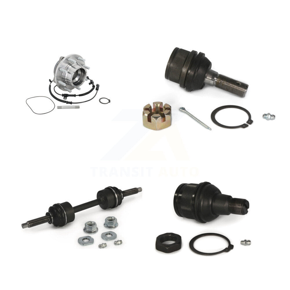 Kit de liaison de roulement de moyeu avant, Kit de rotule supérieure et inférieure pour Ford F-450 Super Duty