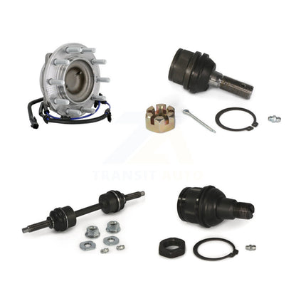 Kit de liaison de roulement de moyeu avant, Kit de rotule supérieure et inférieure pour Ford F-450 Super Duty