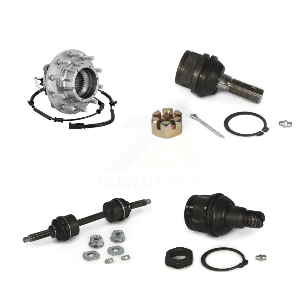 Kit de liaison de roulement de moyeu avant, Kit de rotule supérieure et inférieure pour Ford F-350 Super Duty