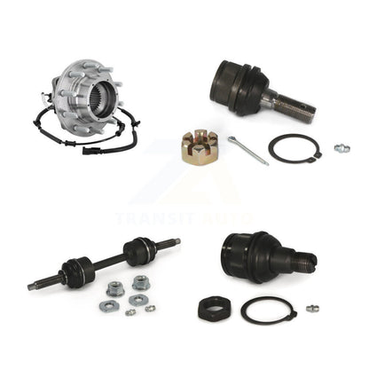 Kit de liaison de roulement de moyeu avant, Kit de rotule supérieure et inférieure pour Ford F-350 Super Duty