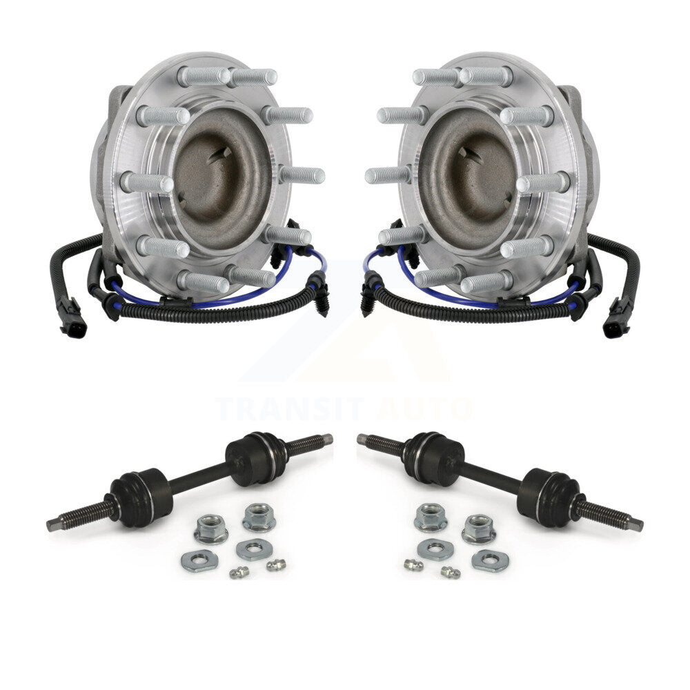 Ensemble de roulement de moyeu avant et Kit de liaison pour Ford F-450 Super Duty F-550 4X2