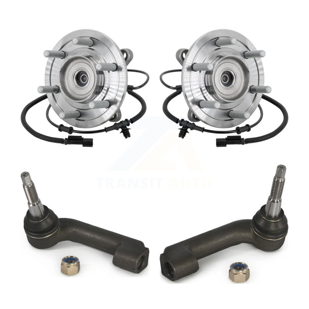 Kit de roulement de roue avant et d'extrémité de biellette de direction pour Ford F-150 Raptor 2017 avec 4 roues motrices