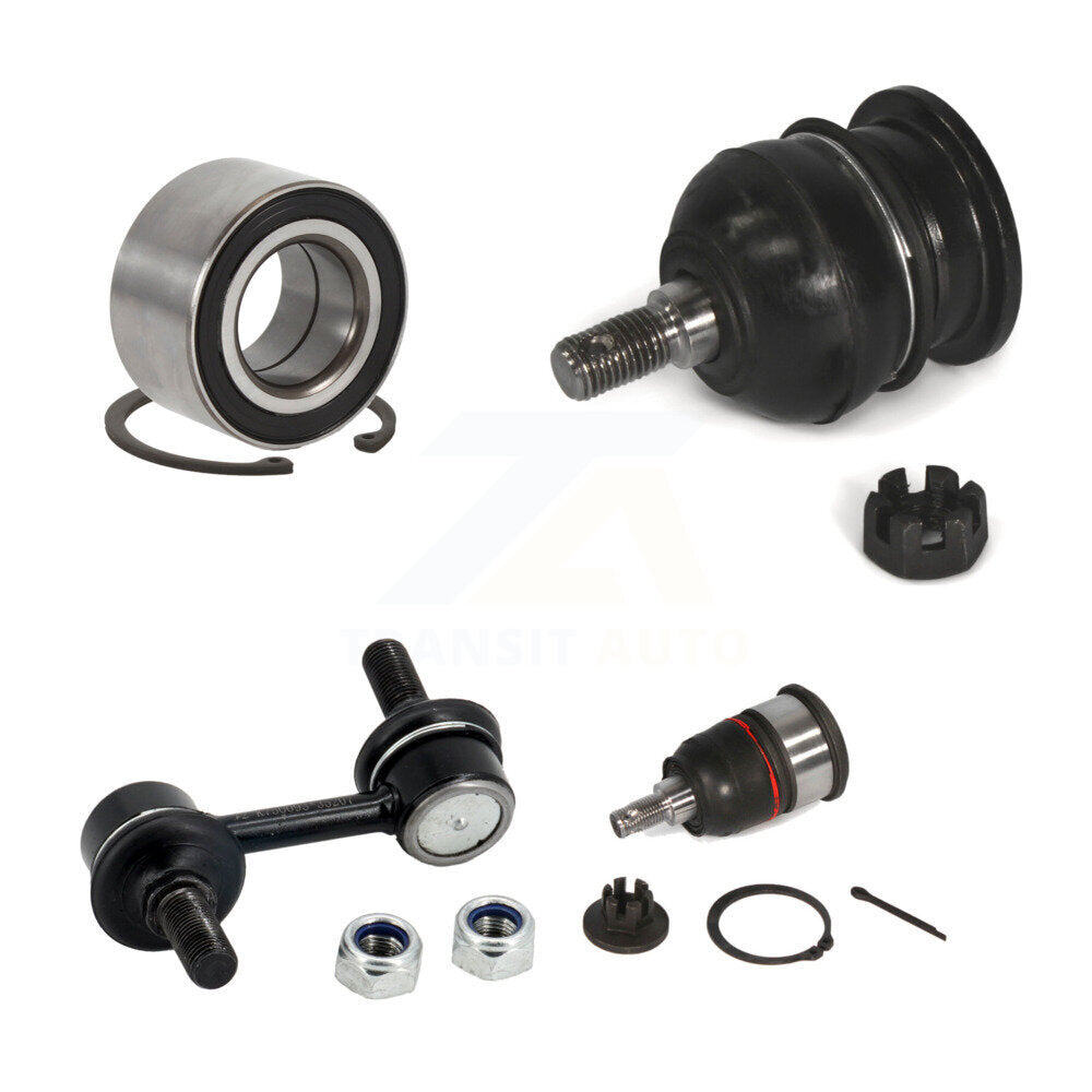Kit de liaison de roulement avant gauche et kit de rotule inférieure supérieure pour Acura TL 2007 – 2008
