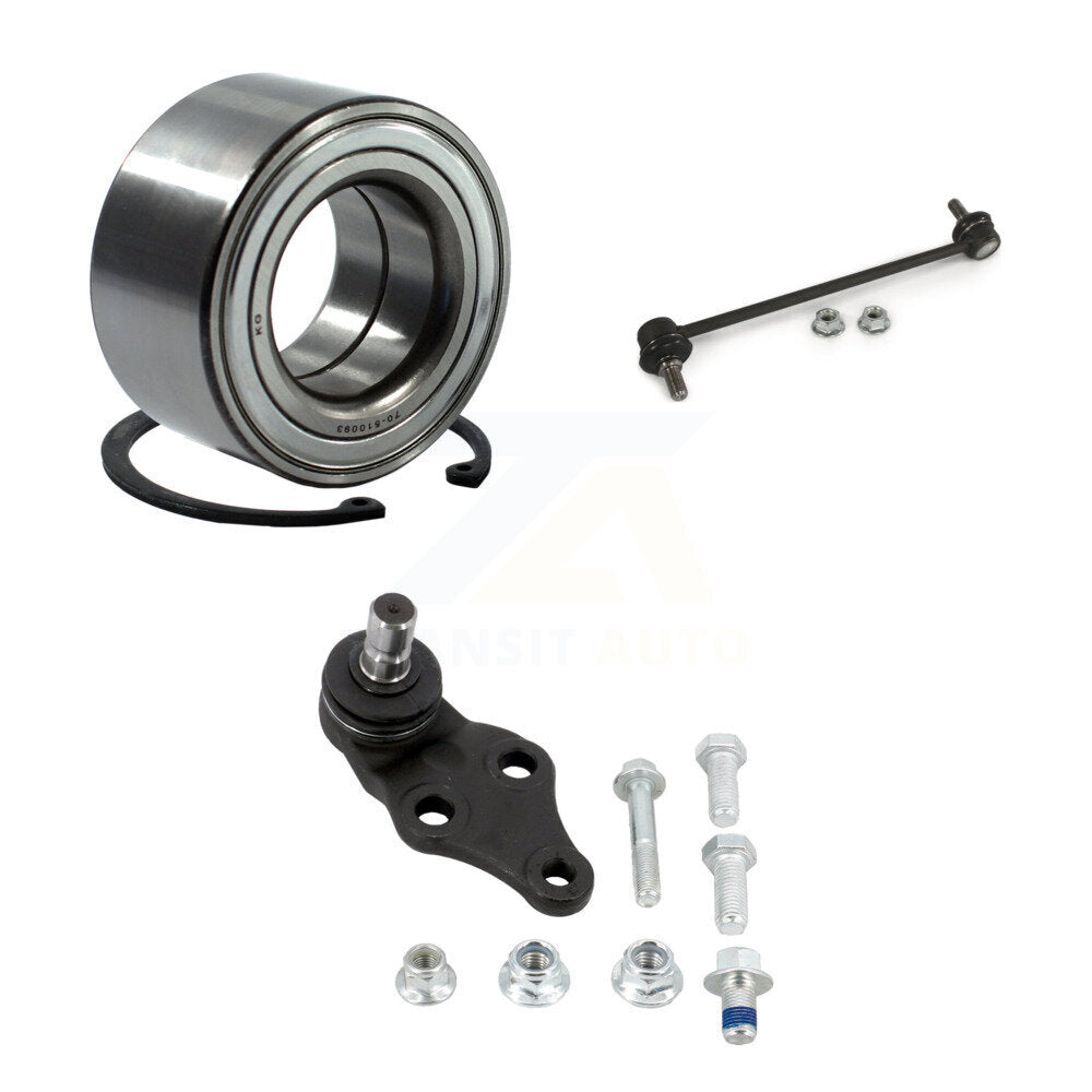 Kit de liaison de barre stabilisatrice de roulement de roue avant et kit de rotule inférieure pour Kia Soul EV