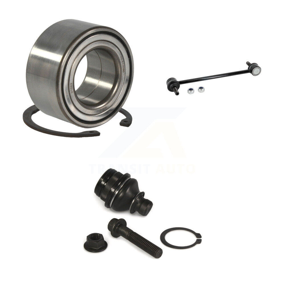 Kit de liaison de roulement avant et kit de rotule inférieure pour carrosserie Jeep Compass MP 2017 cod