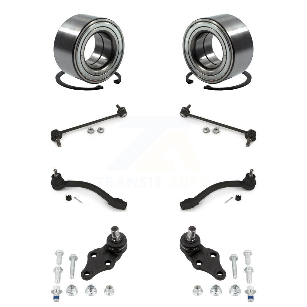 Kit de liaison d'extrémité de biellette de direction extérieure, roulement avant inférieur, Joint à rotule inférieur (8 pièces) pour Kia Soul EV