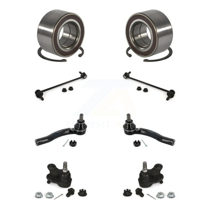 Kit de liaison de biellette de direction extérieure de rotule inférieure de roulement avant (8 pièces) pour Honda CR-12-16