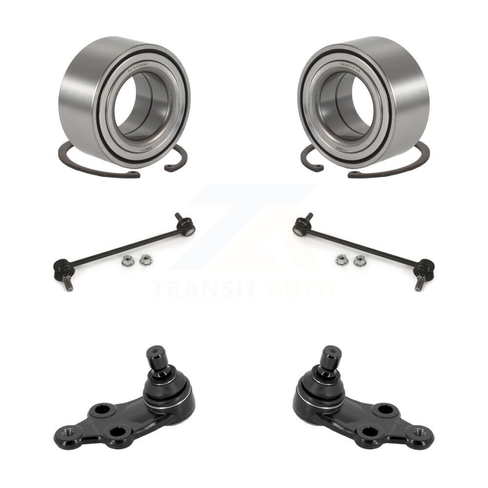 Kit de liaison de barre stabilisatrice de rotule inférieure de roulement avant, pour Hyundai Tucson Kia Sportag